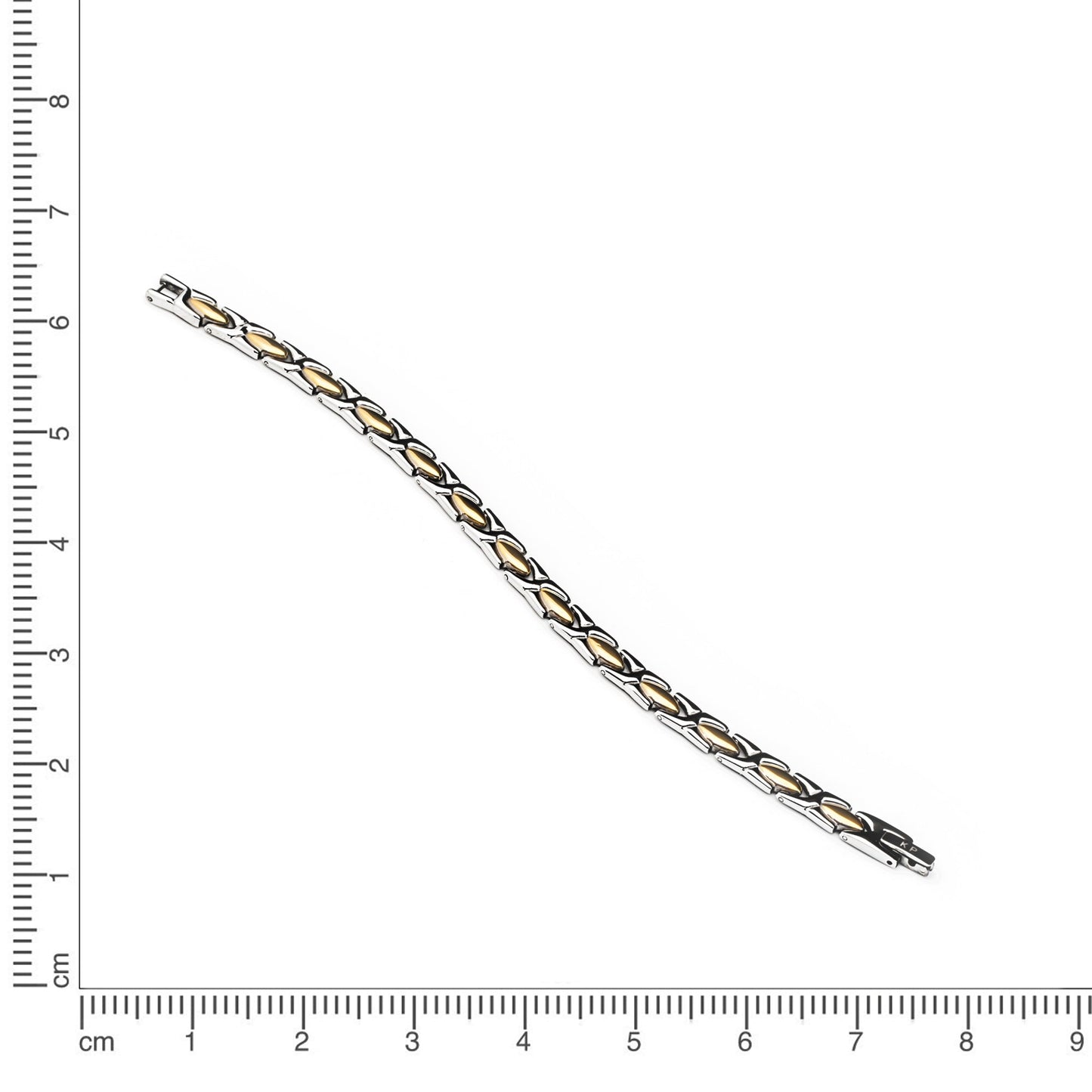 Armband keine / nicht relevant Edelstahl vergoldet (teil) 19cm