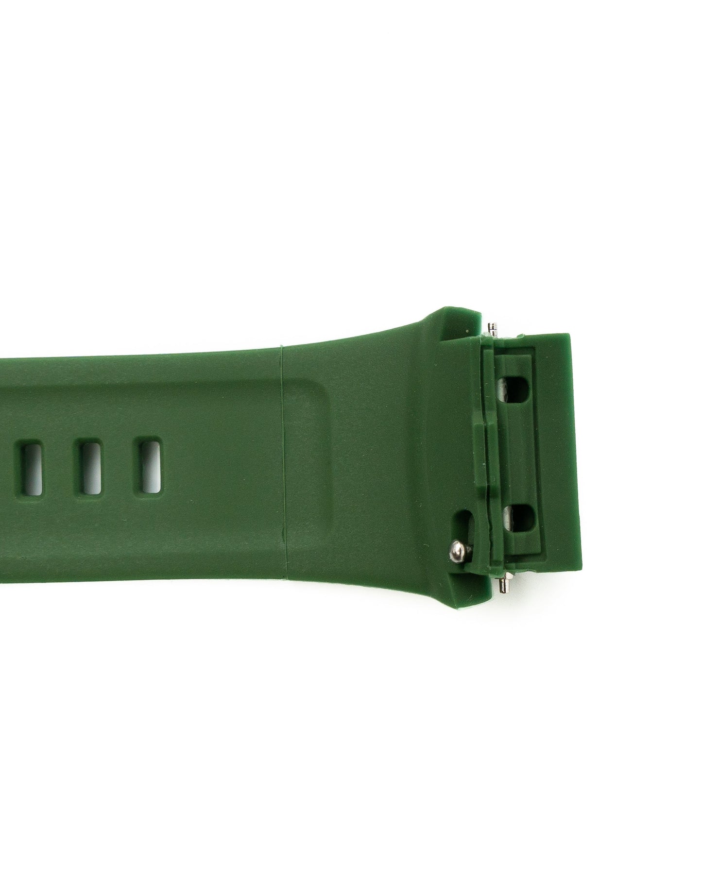 SYSTEM-S Armband flexibel aus Silikon 20mm für Huawei Watch 2 Smartwatch in Grün