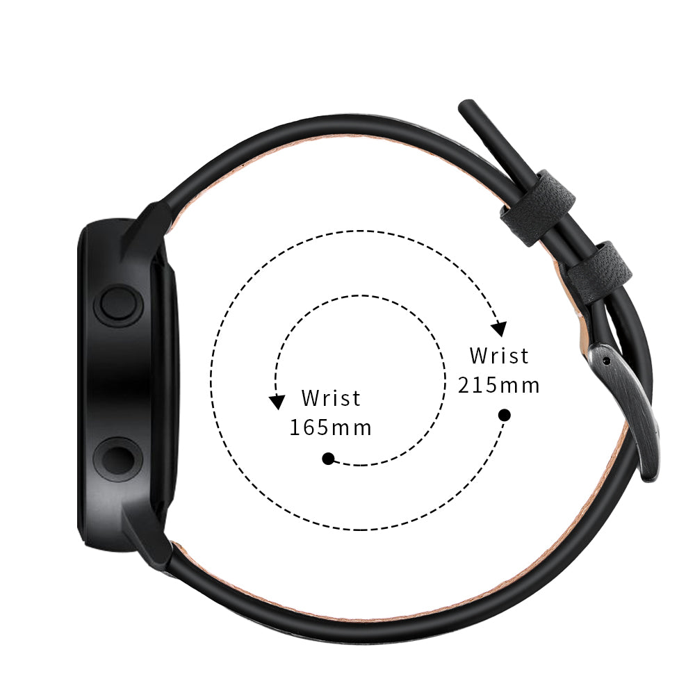 SYSTEM-S Armband flexibel aus Silikon 20mm für Samsung Galaxy Watch 4 Smartwatch Schwarz