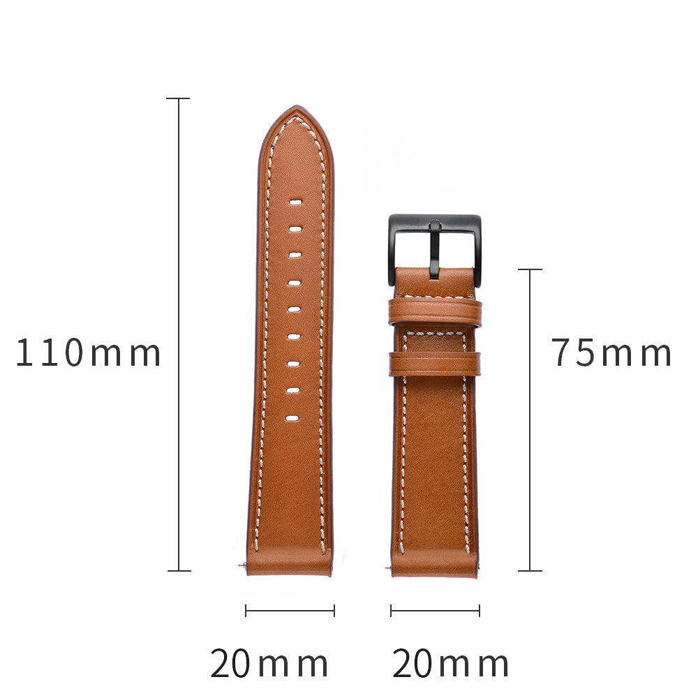 SYSTEM-S Armband flexibel aus Silikon 20mm für Samsung Galaxy Watch 4 Smartwatch Braun