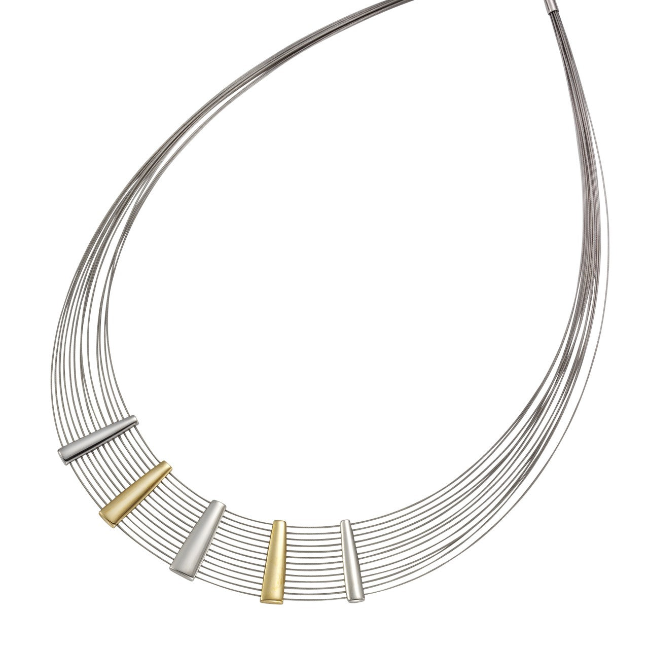 Schmuck Collier Damen 925er Sterling Silber rhodiniert + Stahl 45+3cm günstig kaufen