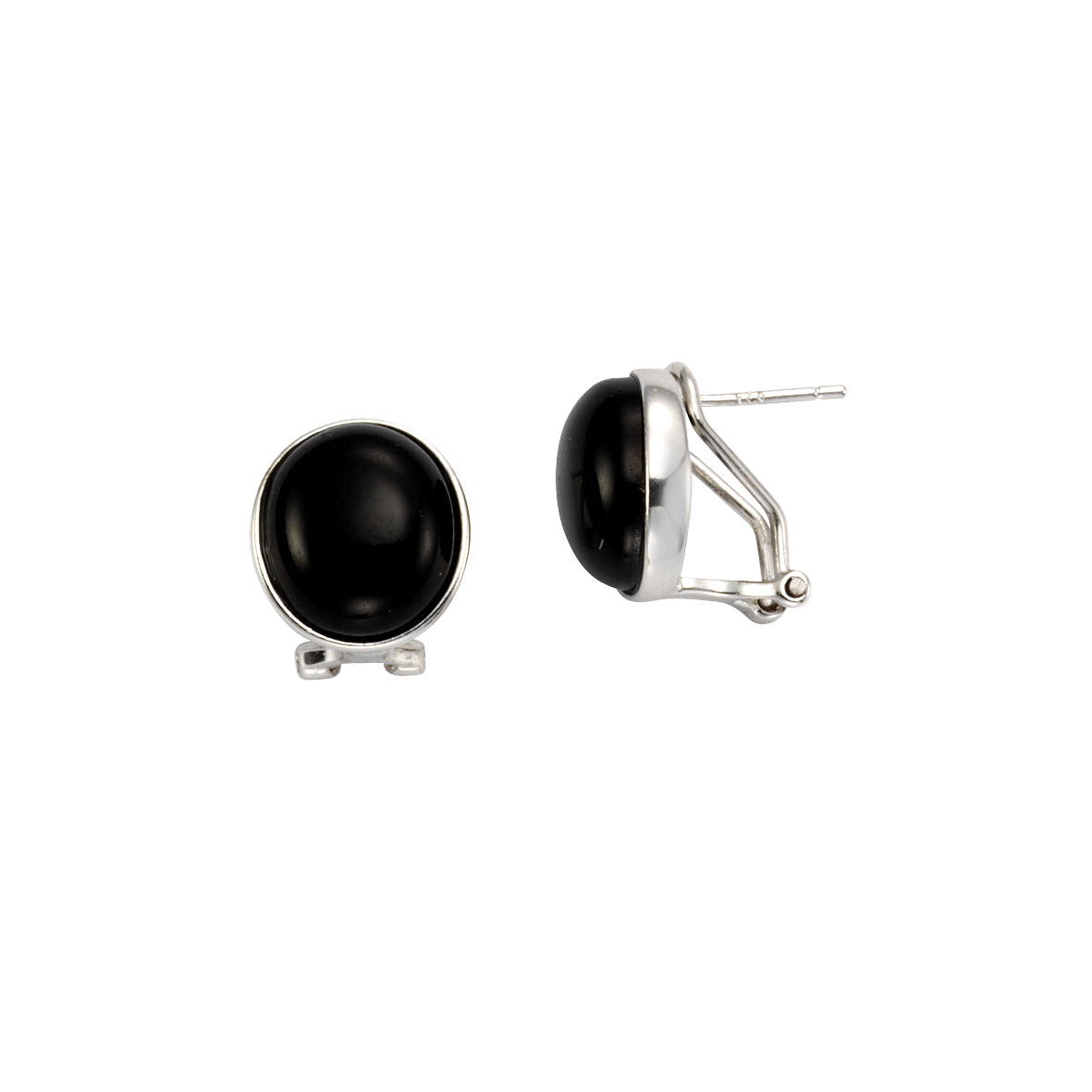 Ohrstecker 925/- Sterling Silber rhodiniert 1,3cm