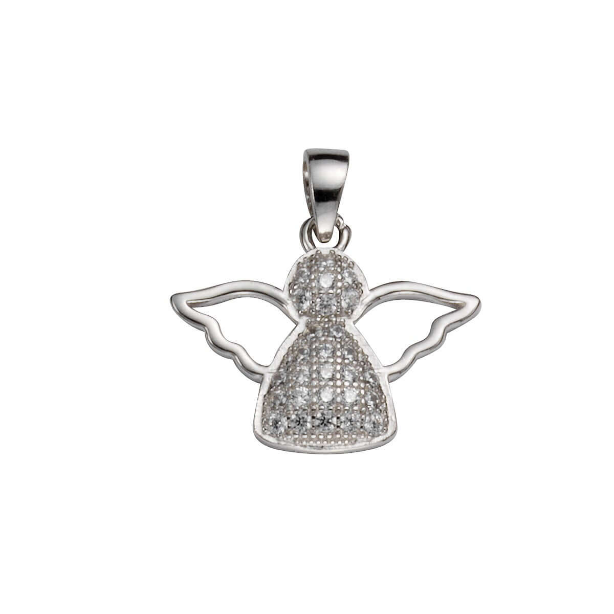 Schmuck Halsketten-Anhänger Damen 925 Silber rhodiniert Engel 2,0cm günstig kaufen