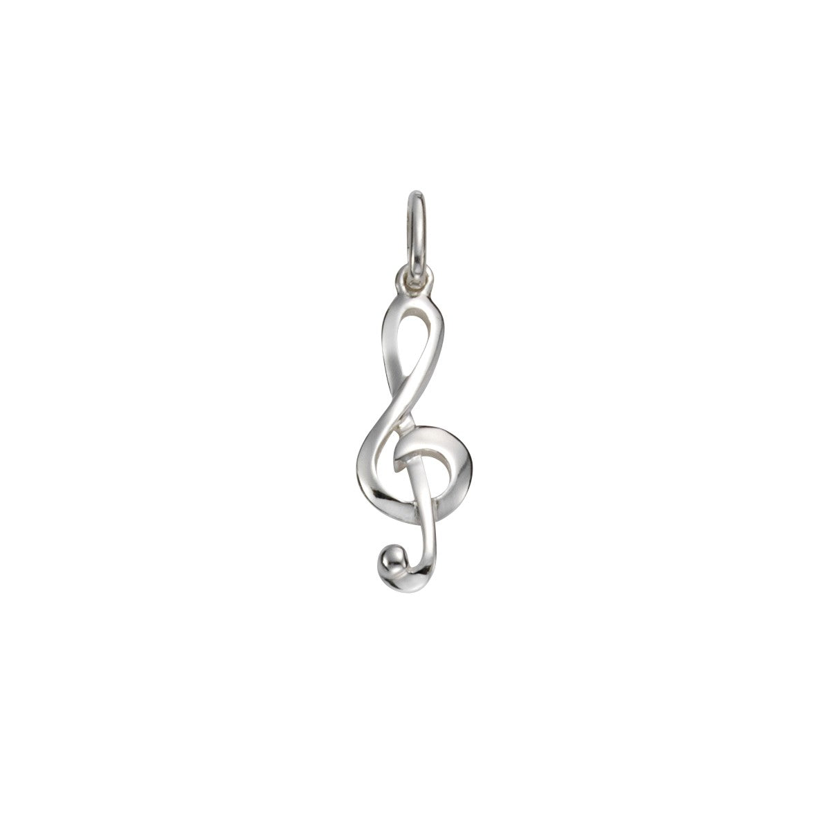 Schmuck Halsketten-Anhänger Unisex 925 Silber Notenschlüssel 2,5cm günstig kaufen