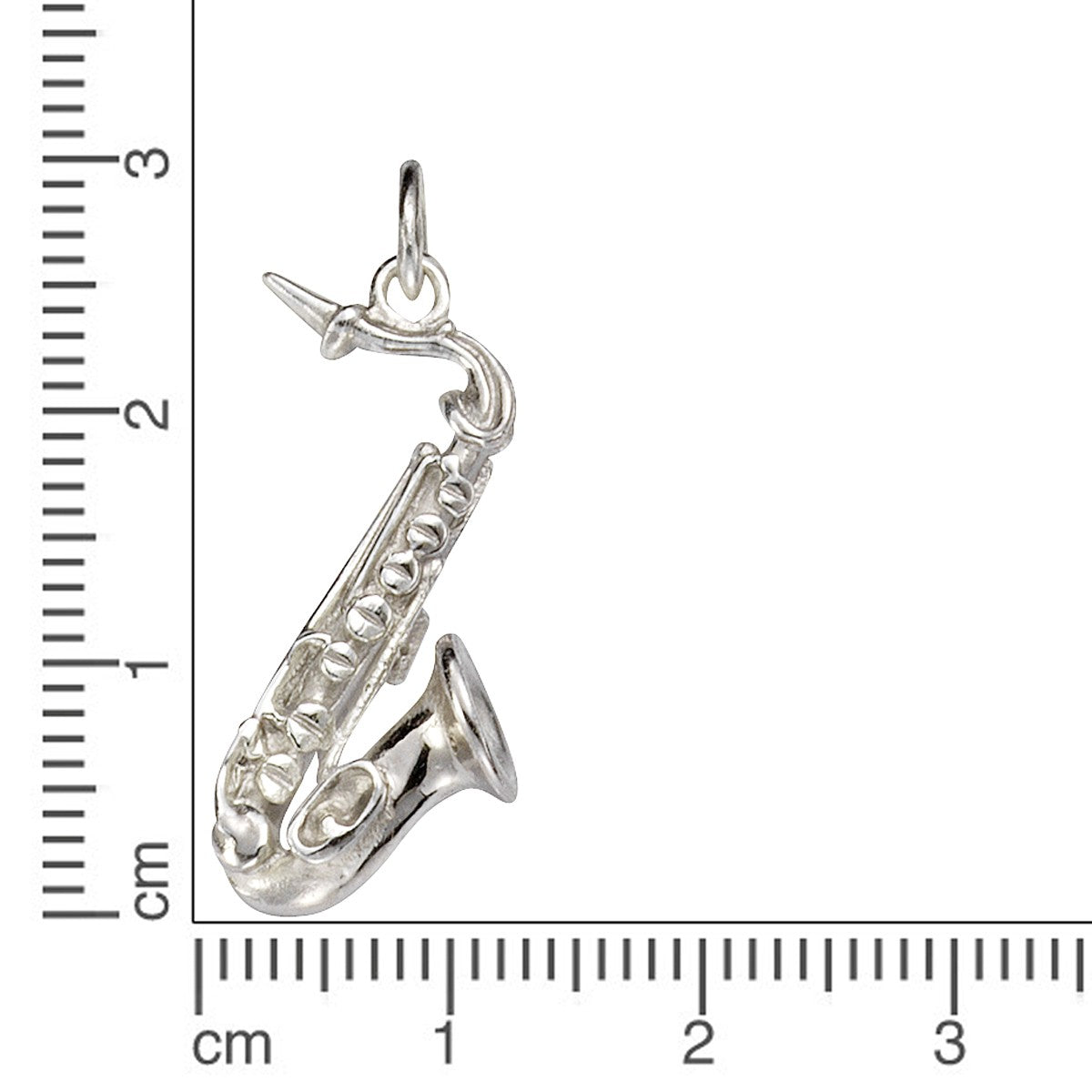 Schmuck Halsketten-Anhänger Unisex 925 Sterling Silber Saxophon 3,0cm günstig kaufen