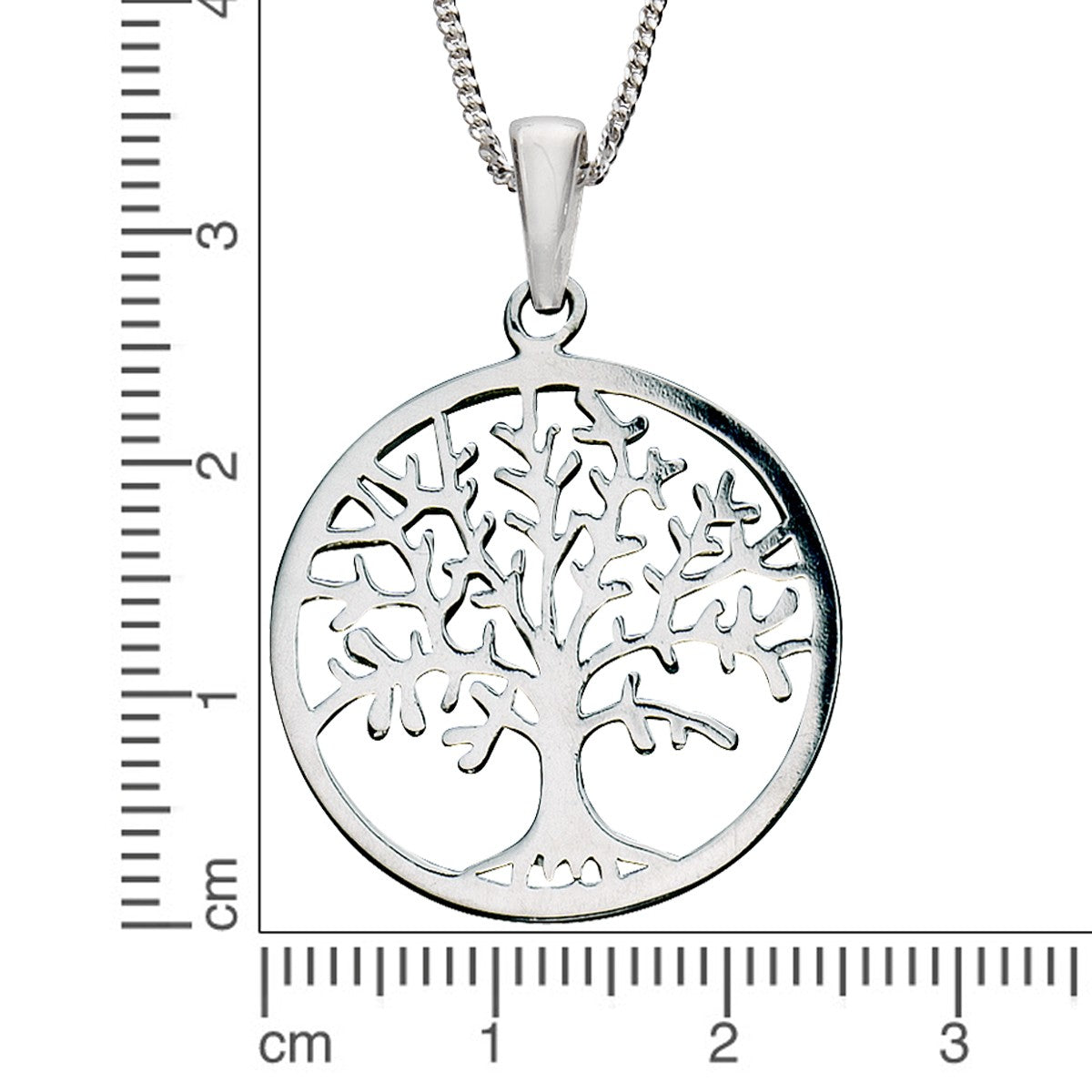 Schmuck Halsketten-Anhänger mit Halskette Damen 925 Sterling Silber Lebensbaum 40cm günstig kaufen