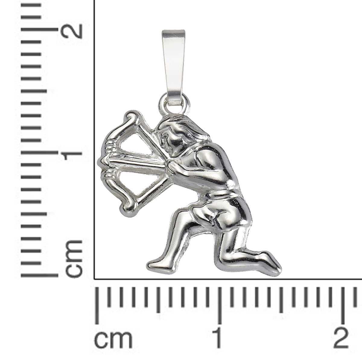 Schmuck Halsketten-Anhänger Unisex 925er Sterling Silber Sternzeichen 1,8cm günstig kaufen