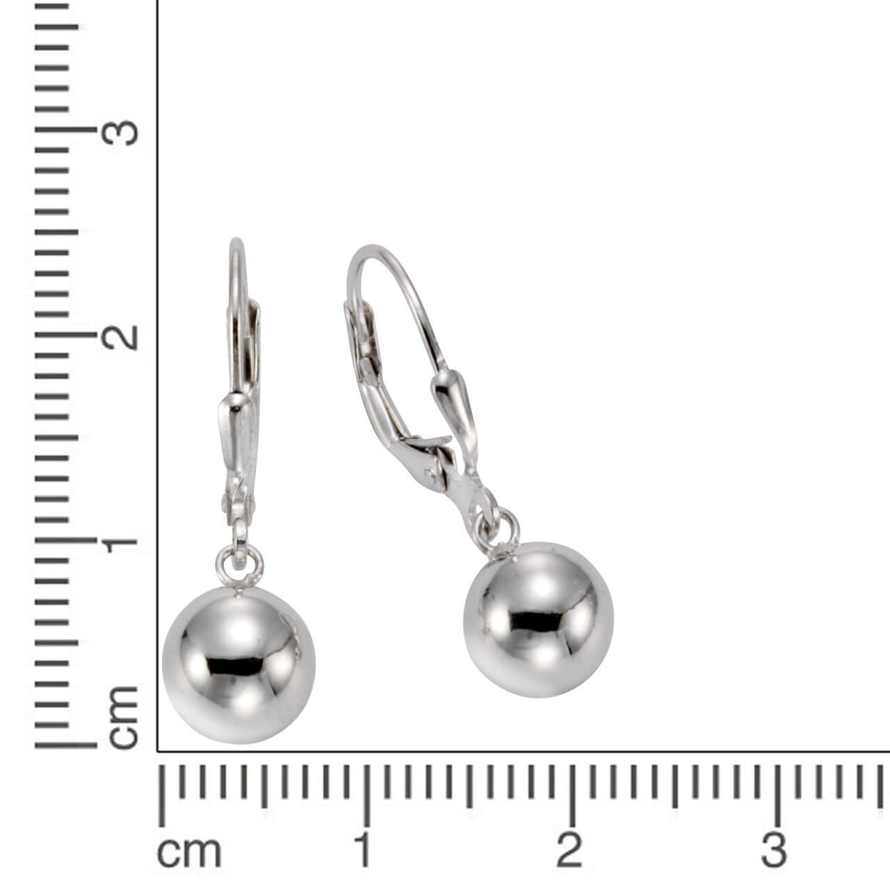 Schmuck Ohrhänger Ohrringe 925er Silber rhodiniert 2,5cm, 1 Paar günstig kaufen