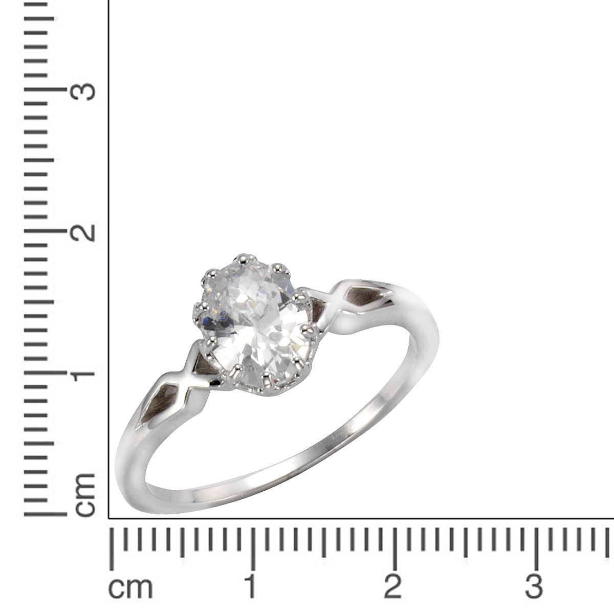 Schmuck Ring Damen Silber 925 Zirkonia weiß günstig kaufen