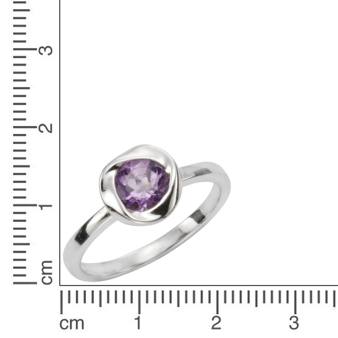 Schmuck Ring Damen 925er Sterling Silber Amethyst günstig kaufen
