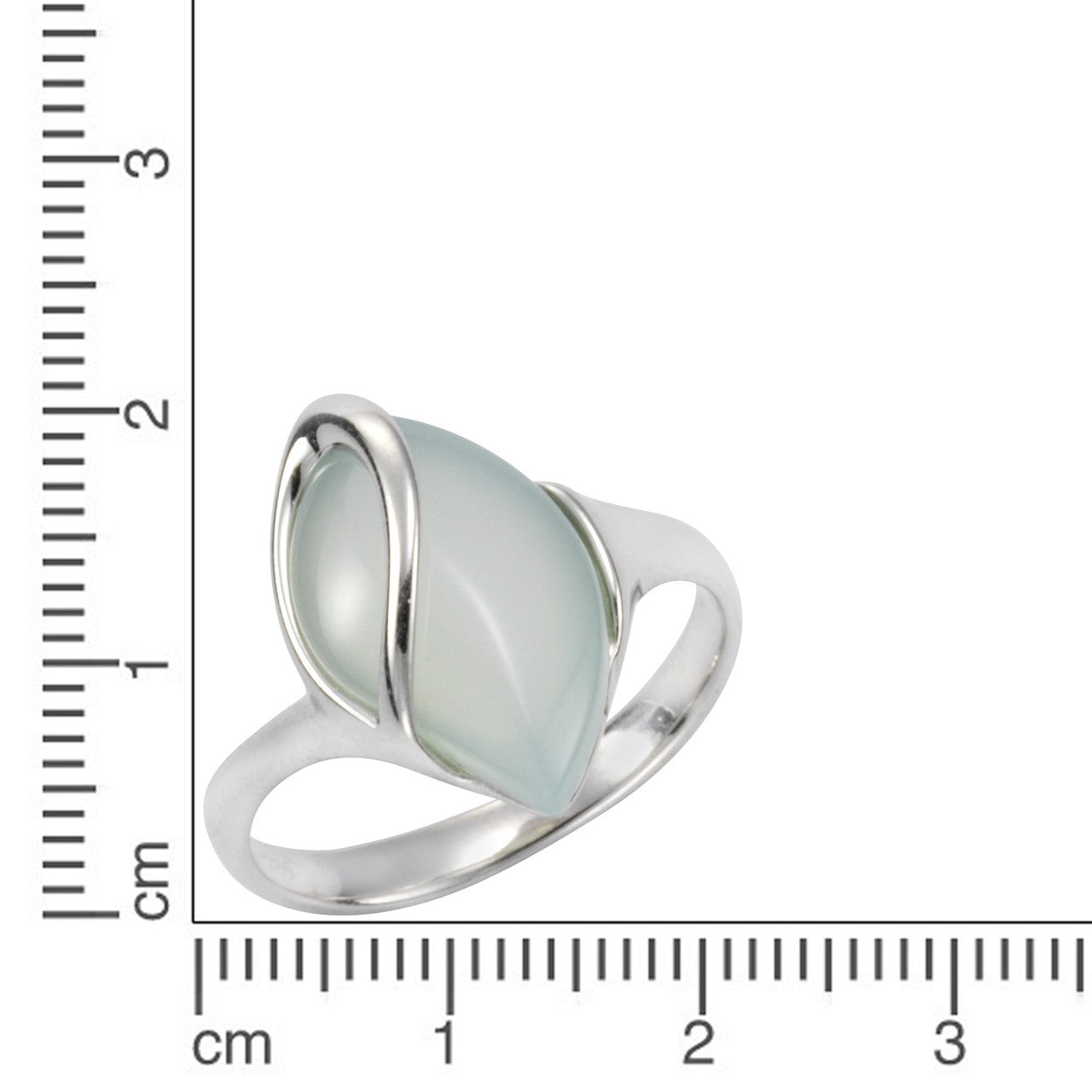 Schmuck Ring Damen 925er Sterling Silber Aqua Achat günstig kaufen
