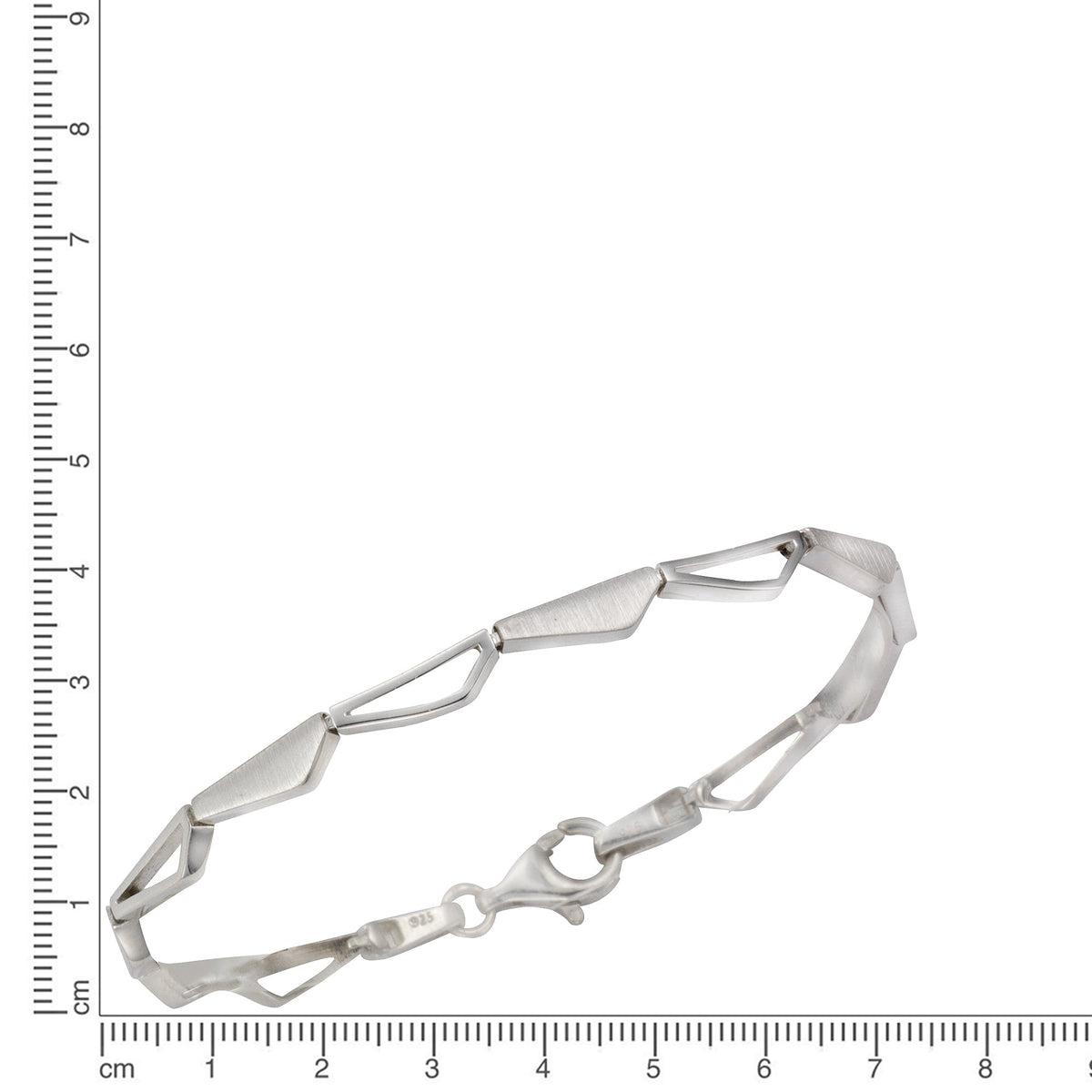 VIVANCE - Armband aus 925/- Sterling Silber rhodiniert mit 19cm Länge