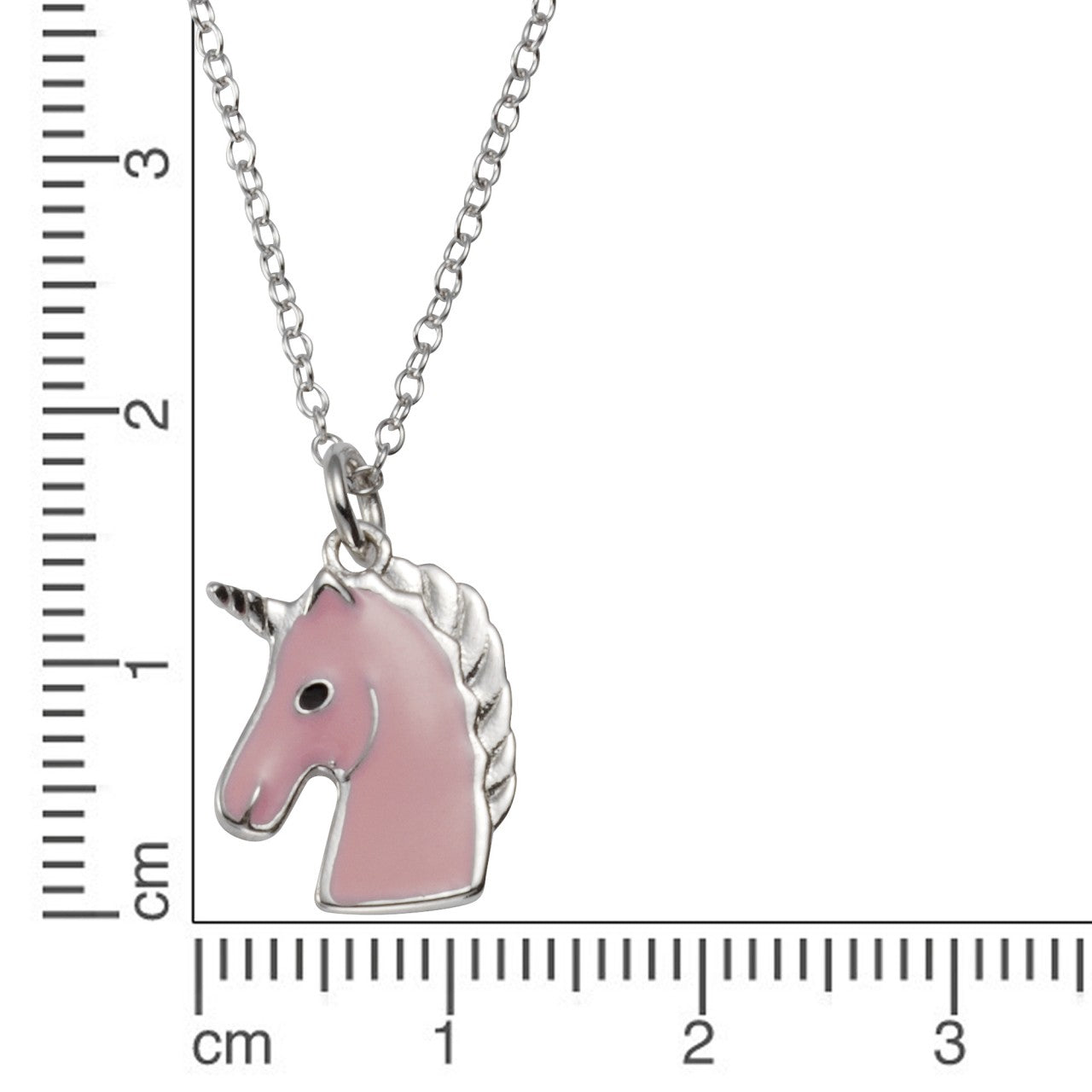 Schmuck Halsketten-Anhänger mit Halskette Kinder 925er Silber Einhorn 42+5cm günstig kaufen
