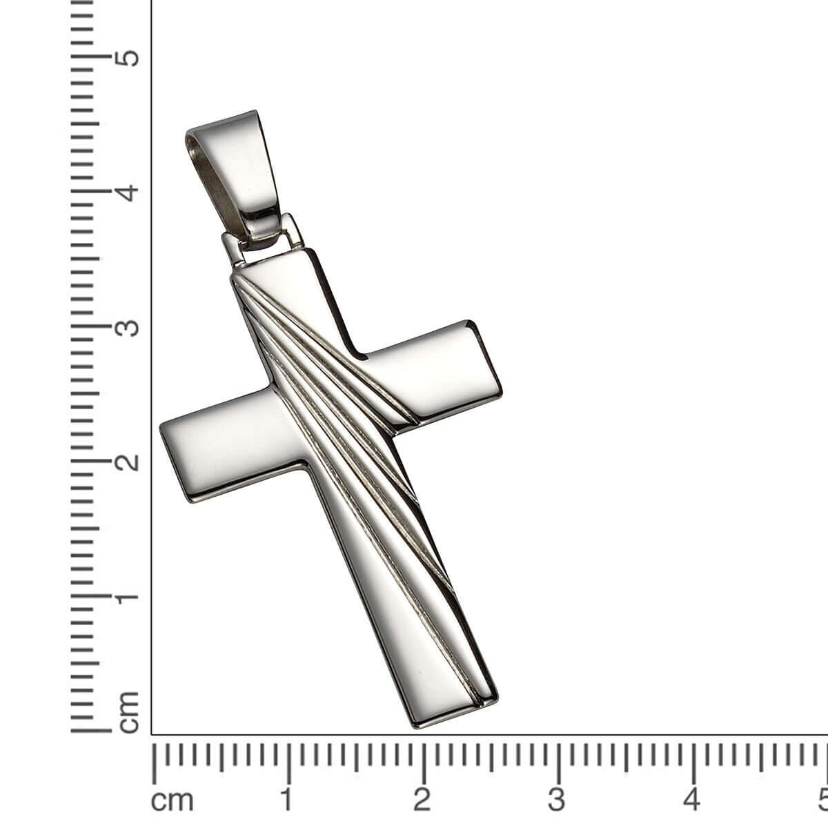 Schmuck Halsketten-Anhänger Damen 925 Sterling Silber Kreuz 4,7cm günstig kaufen