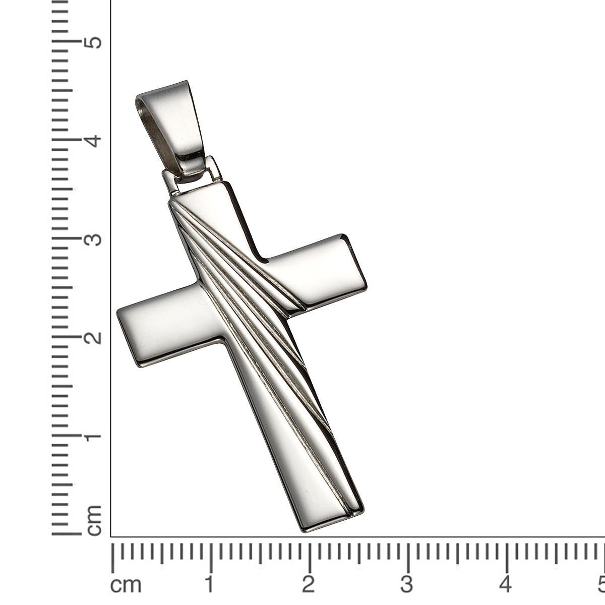 Anhänger 925/- Sterling Silber rhodiniert 4,7cm