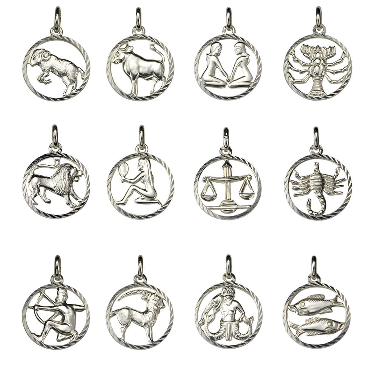 Schmuck Halsketten-Anhänger Unisex 925er Sterling Silber Sternzeichen Krebs 2,1cm günstig kaufen
