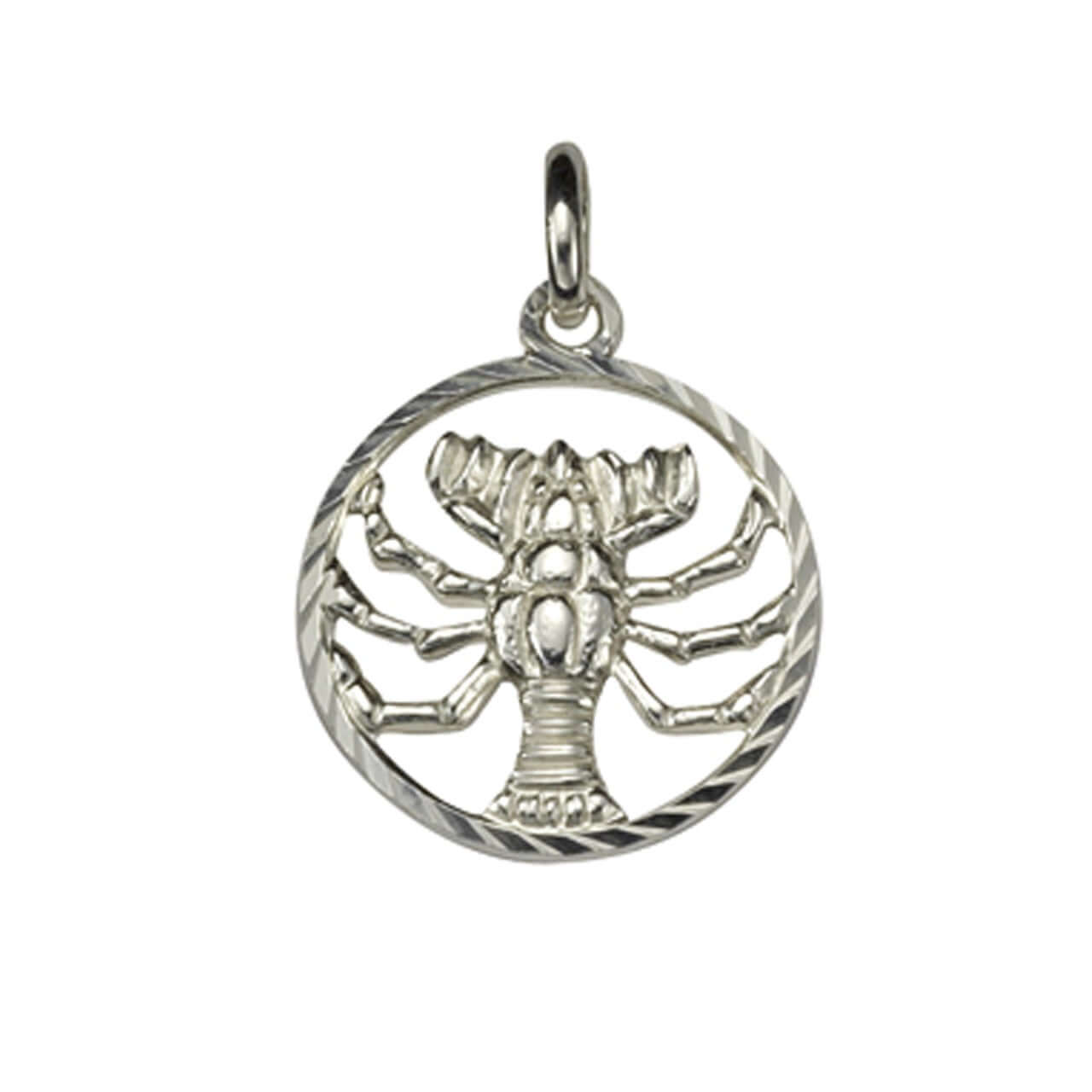 Schmuck Halsketten-Anhänger Unisex 925er Sterling Silber Sternzeichen Krebs 2,1cm günstig kaufen