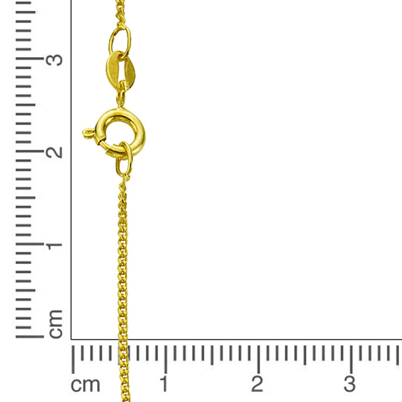 Schmuck Collier Damen 925 Silber vergoldet 45cm lang günstig kaufen