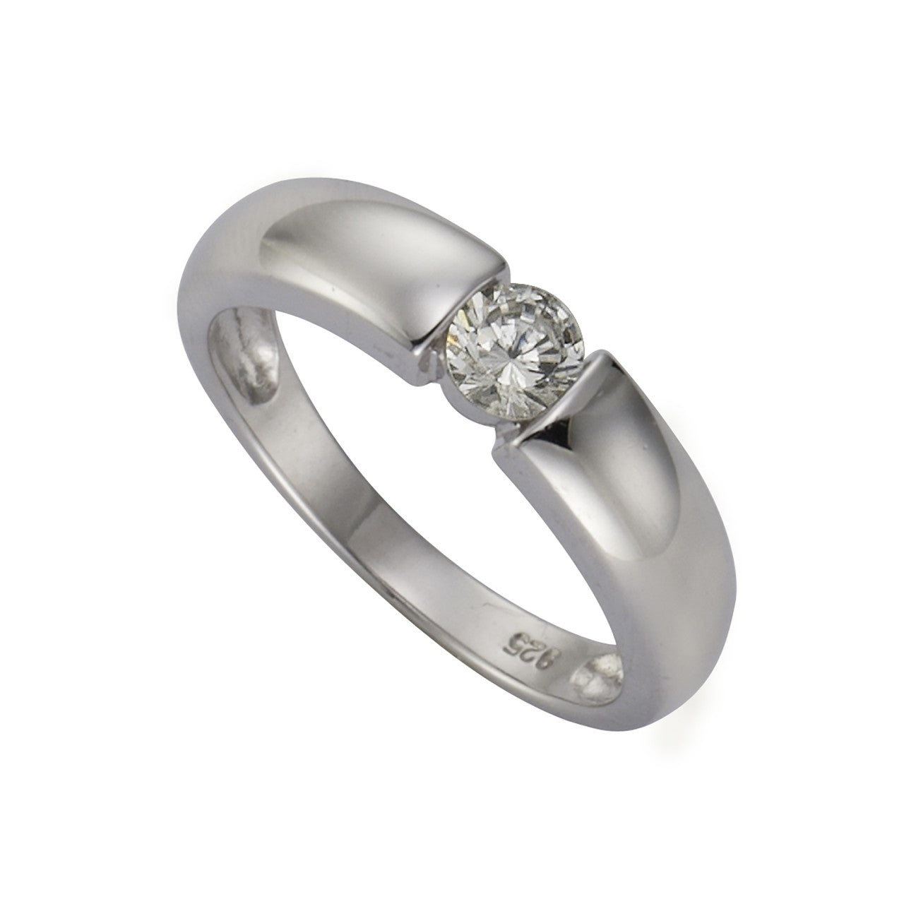 Schmuck Ring Damen 925 Sterling Silber Zirkonia weiß günstig kaufen