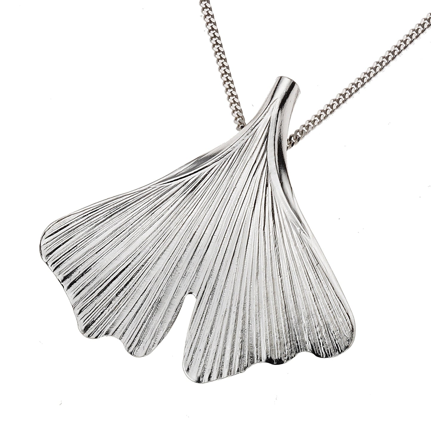 Anhänger mit Kette Flachpanzerkette 925/- Sterling Silber 45cm ohne