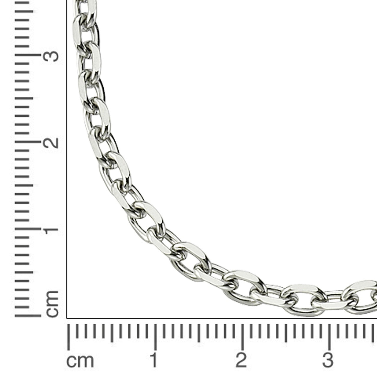 Schmuck Collier Unisex Ankerkette Edelstahl 4mm breit günstig kaufen