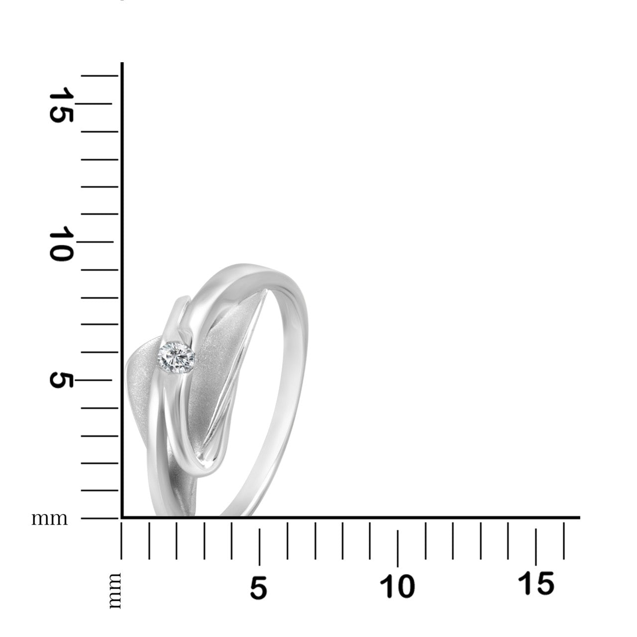 Schmuck Ring Damen Silber 925 rhodiniert Zirkonia günstig kaufen