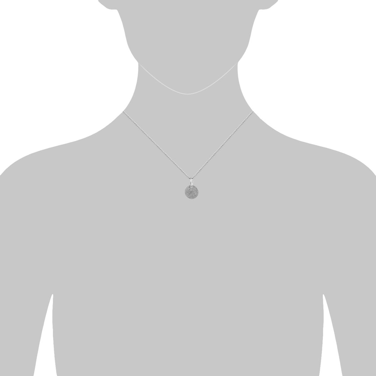 Schmuck Halsketten-Anhänger mit Halskette Damen 925 Silber rhodiniert eismatt 42cm günstig kaufen