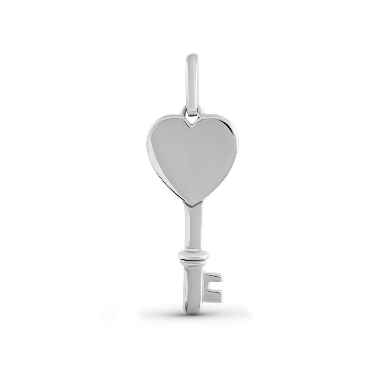 Schmuck Halsketten-Anhänger Damen 925 Silber rhodiniert Schlüssel mit Herz günstig kaufen