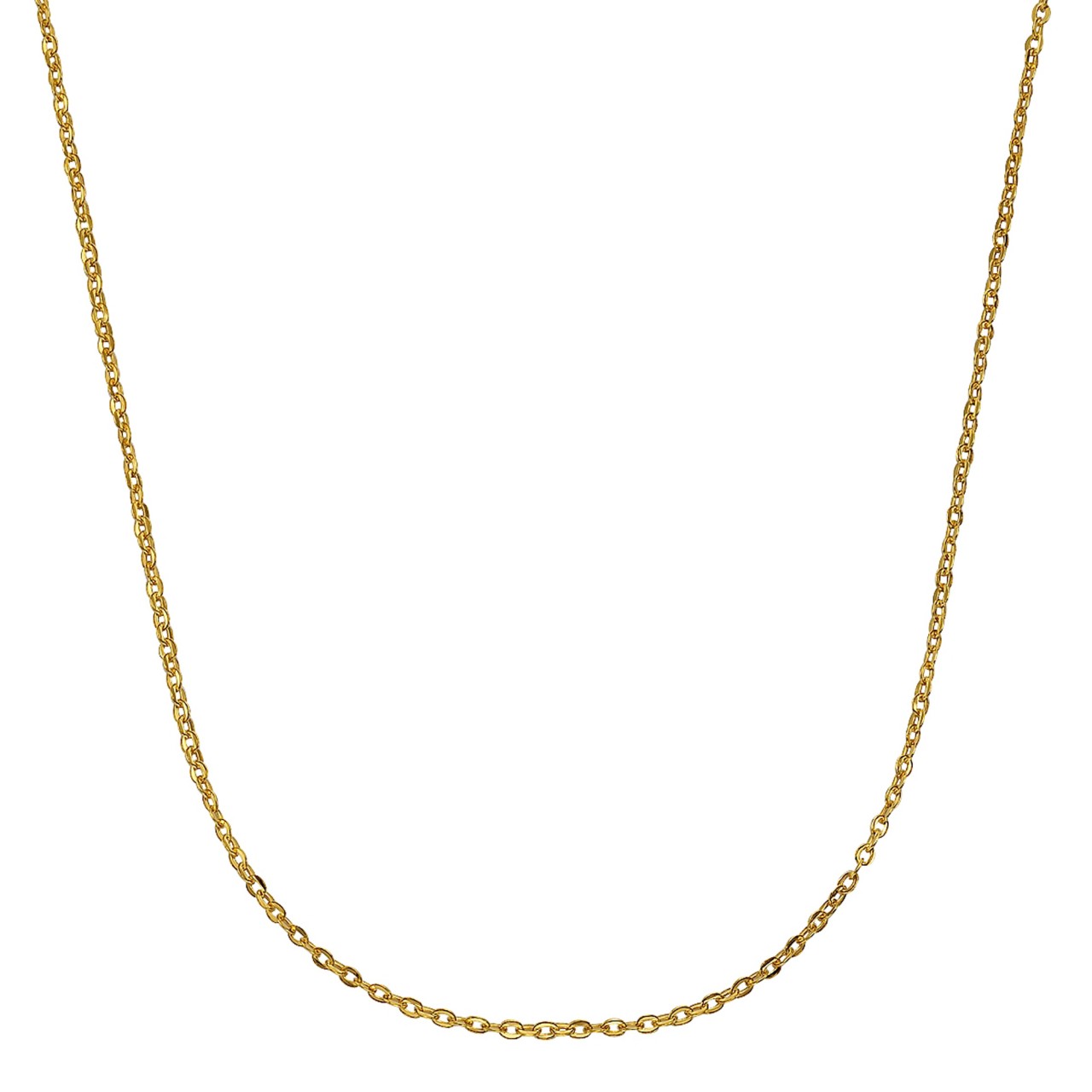 Schmuck Halskette Gold Damen 585er Gold Ankerkette 42cm günstig kaufen
