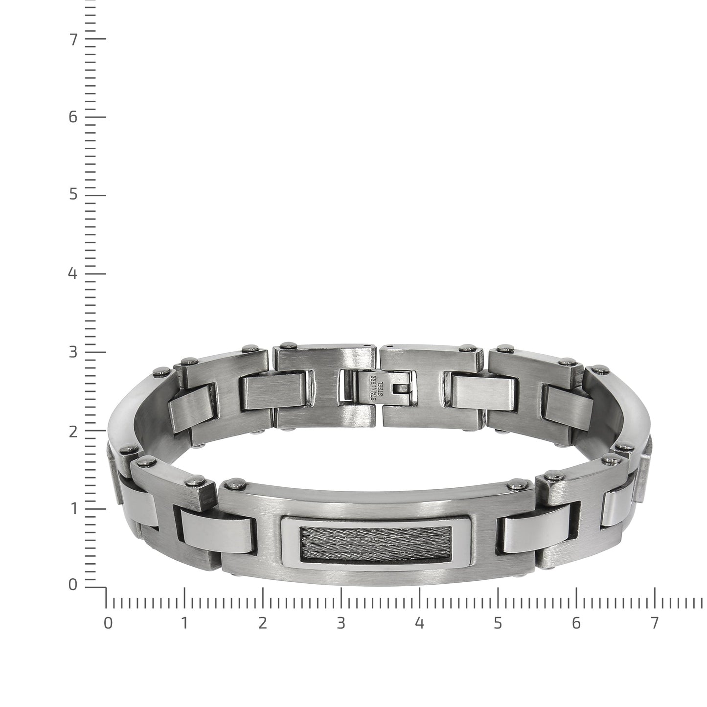 Armband keine / nicht relevant Edelstahl 21cm