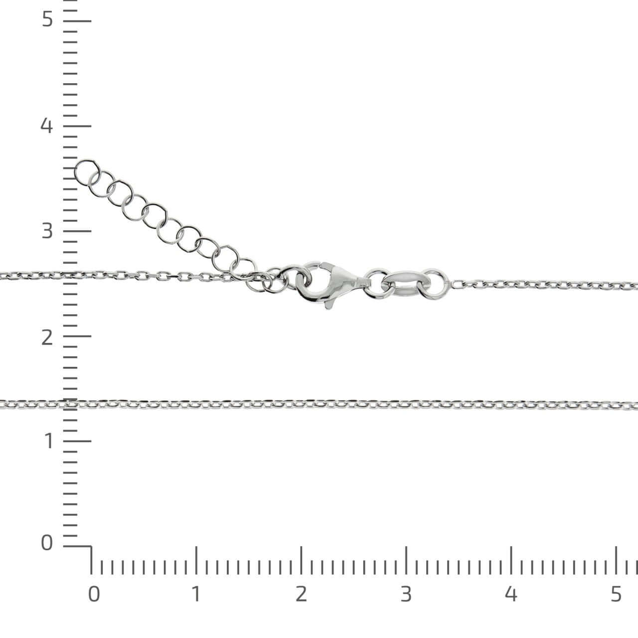 Schmuck Halsketten-Anhänger mit Halskette Damen 925er Sterling Silber Diamant 0,008ct. Buchstabe X 45+3cm günstig kaufen