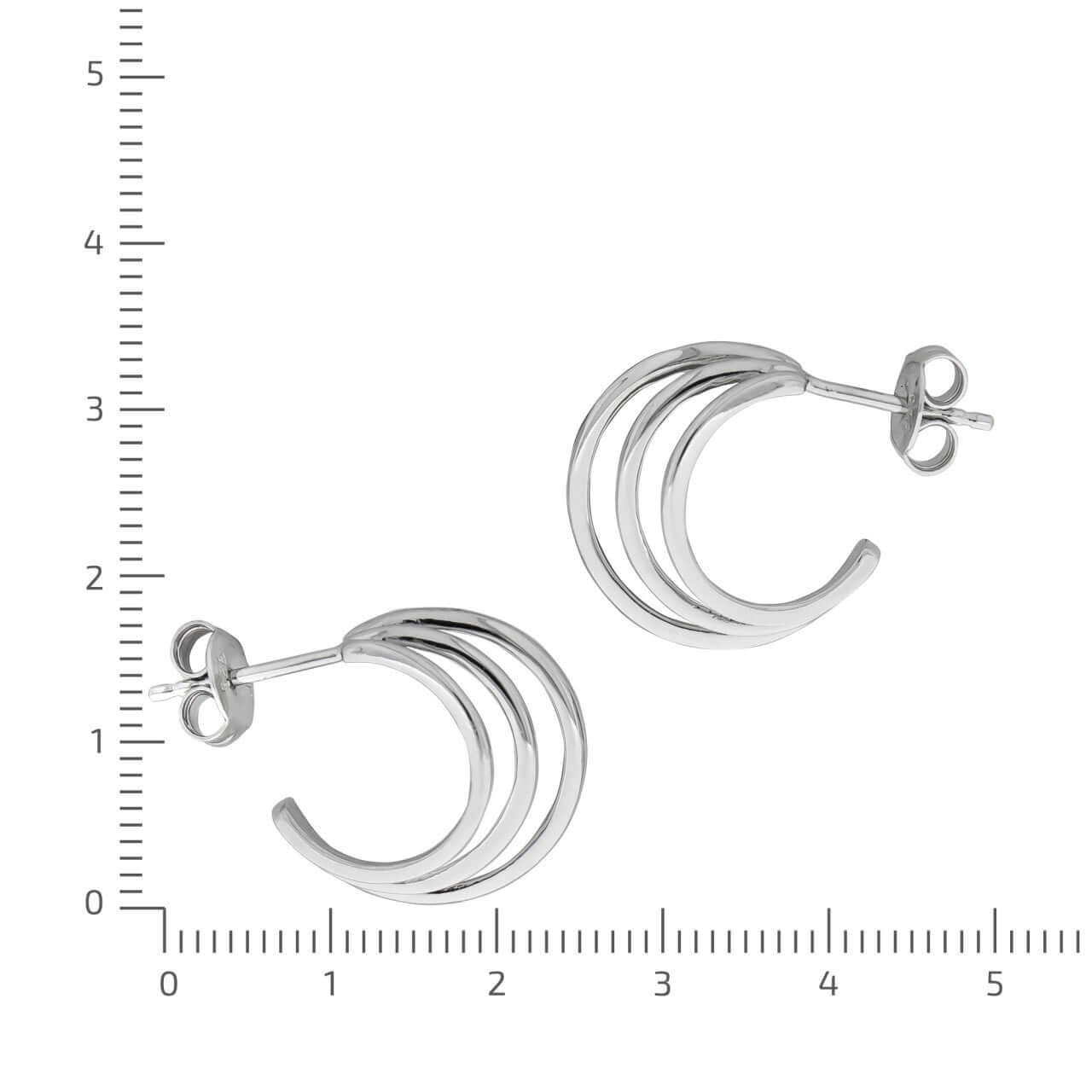 Schmuck Ohrstecker Damen 925 Silber glanz 1,6cm, 1 Paar günstig kaufen