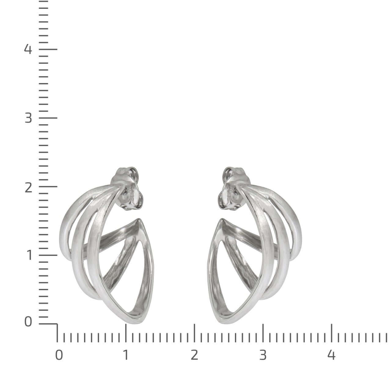Schmuck Ohrringe Damen 925 Silber rhodiniert 1,9cm, 1 Paar günstig kaufen