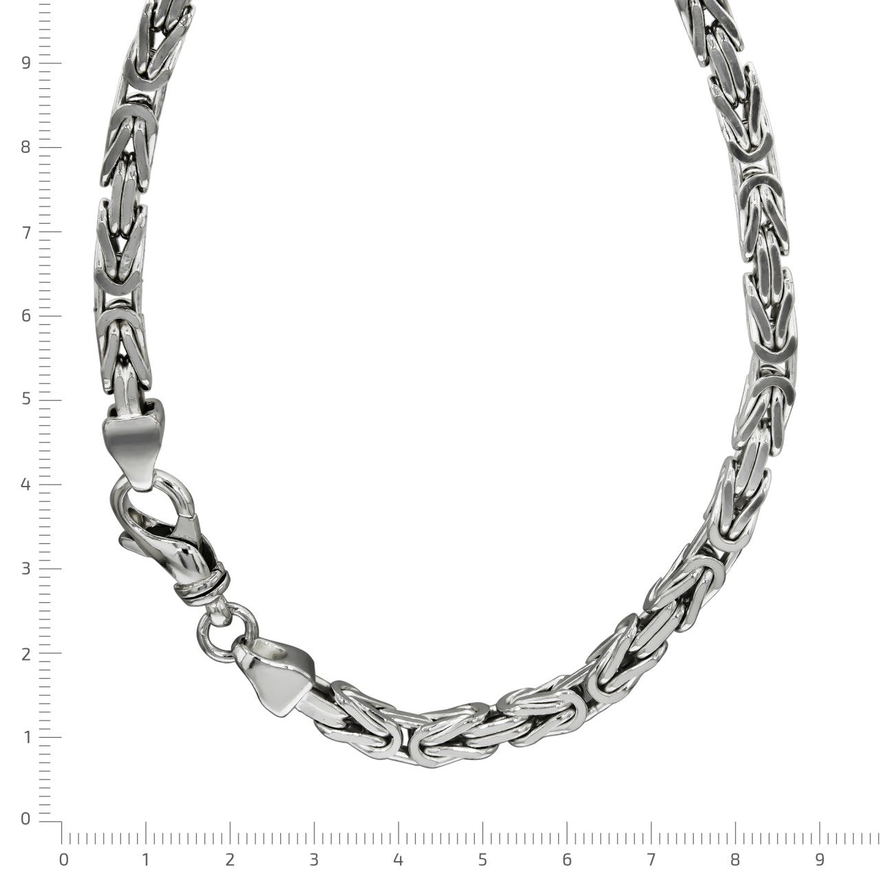 Schmuck Collier Unisex Königskette 925er Sterling Silber poliert günstig kaufen