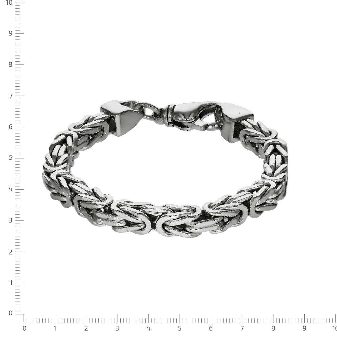 Schmuck Armband Unisex Königskette 925er Sterling Silber poliert günstig kaufen