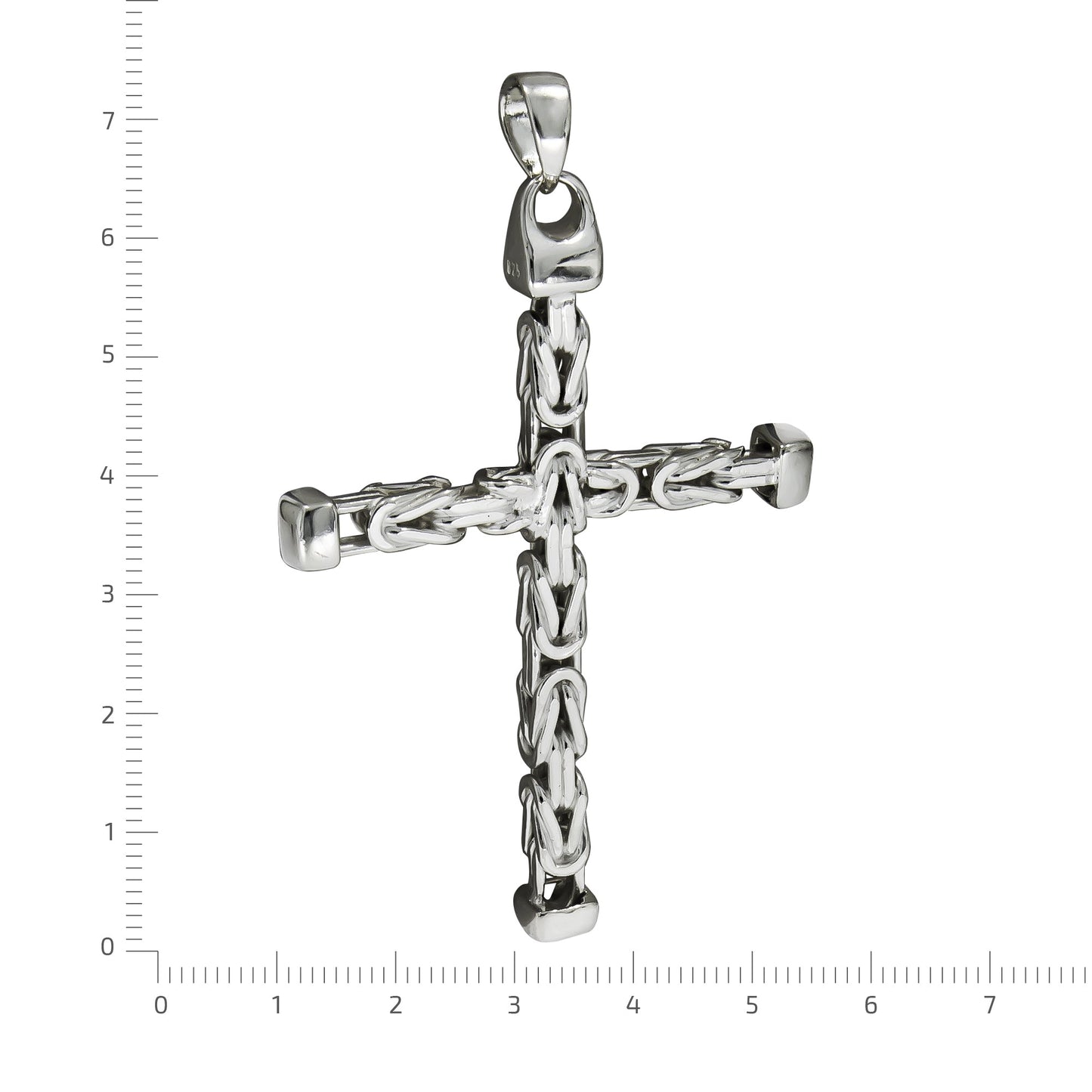 Anhänger 925/- Sterling Silber 7,5cm ohne