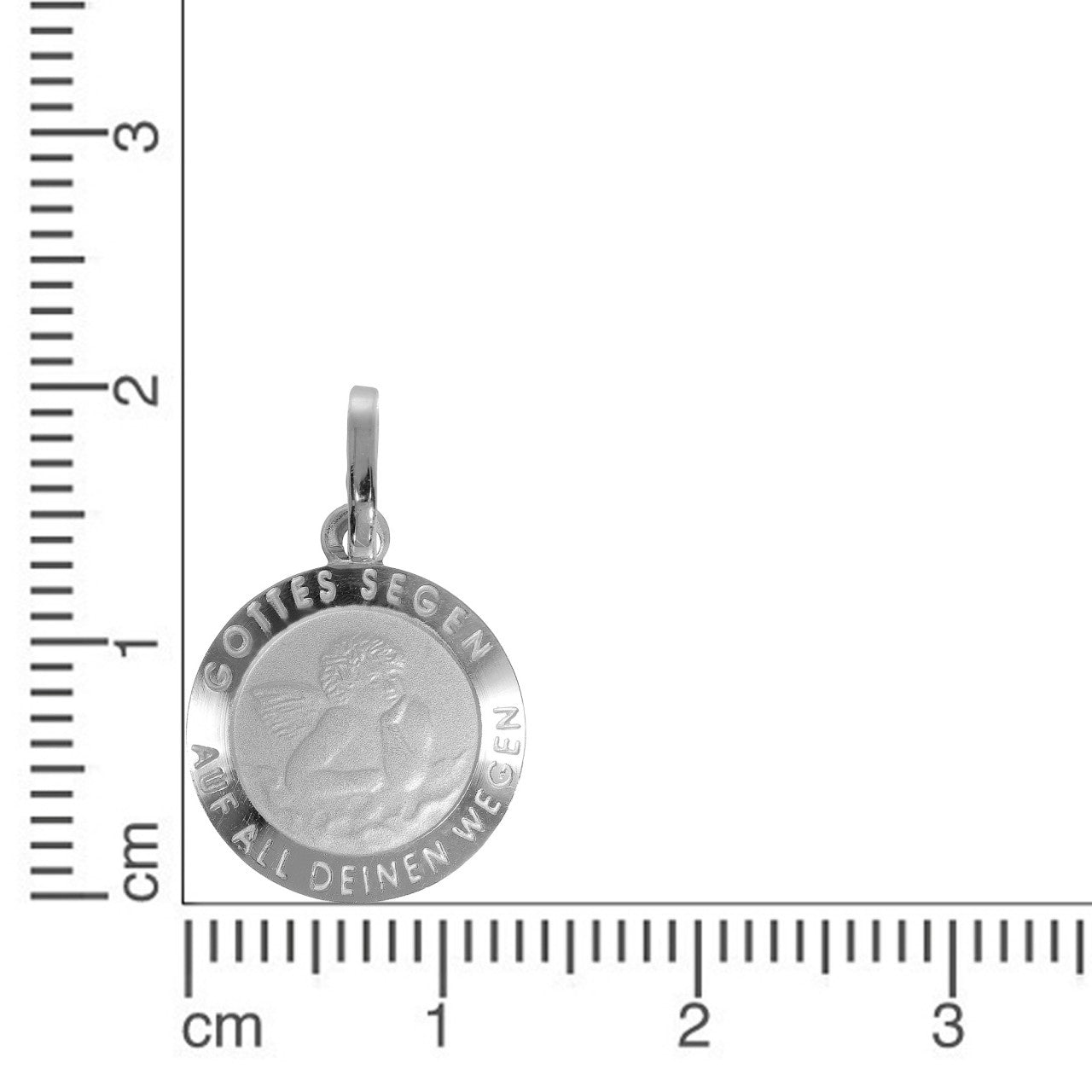 Schmuck Halsketten-Anhänger Unisex 925 Silber Engel 2,0cm günstig kaufen