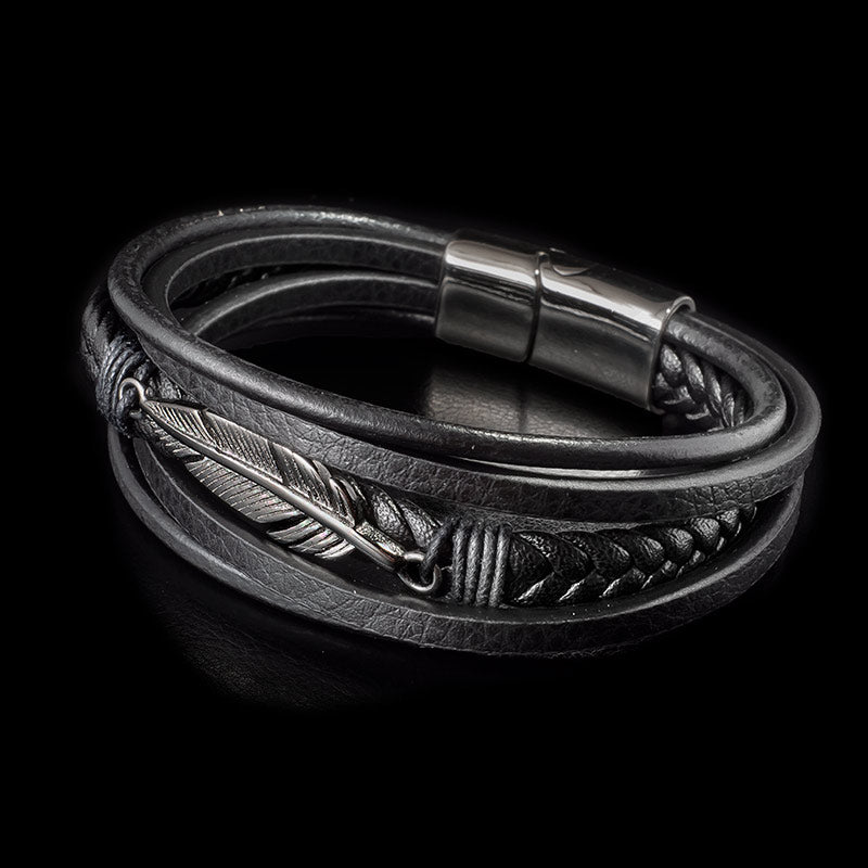 ARMBAND BLACK FEATHER