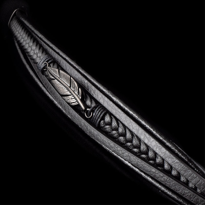 ARMBAND BLACK FEATHER
