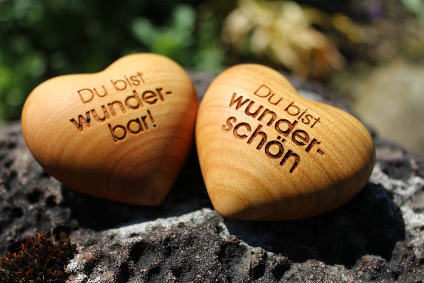 Thankgoods Holzherz Du bist wunderschön- Inspirierendes Geschenk mit Bedeutung