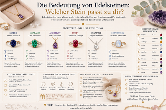 Die Bedeutung von Edelsteinen: Welcher Stein passt zu dir?