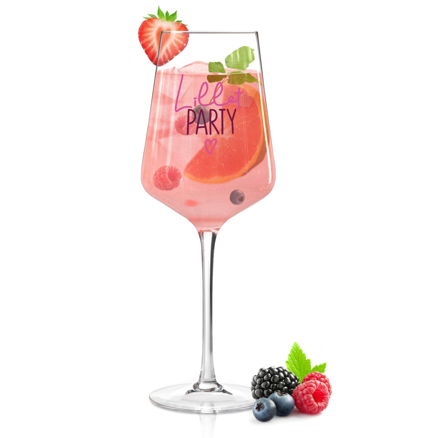 Leonardo Weinglas mit Gravur - "Lillet Party"