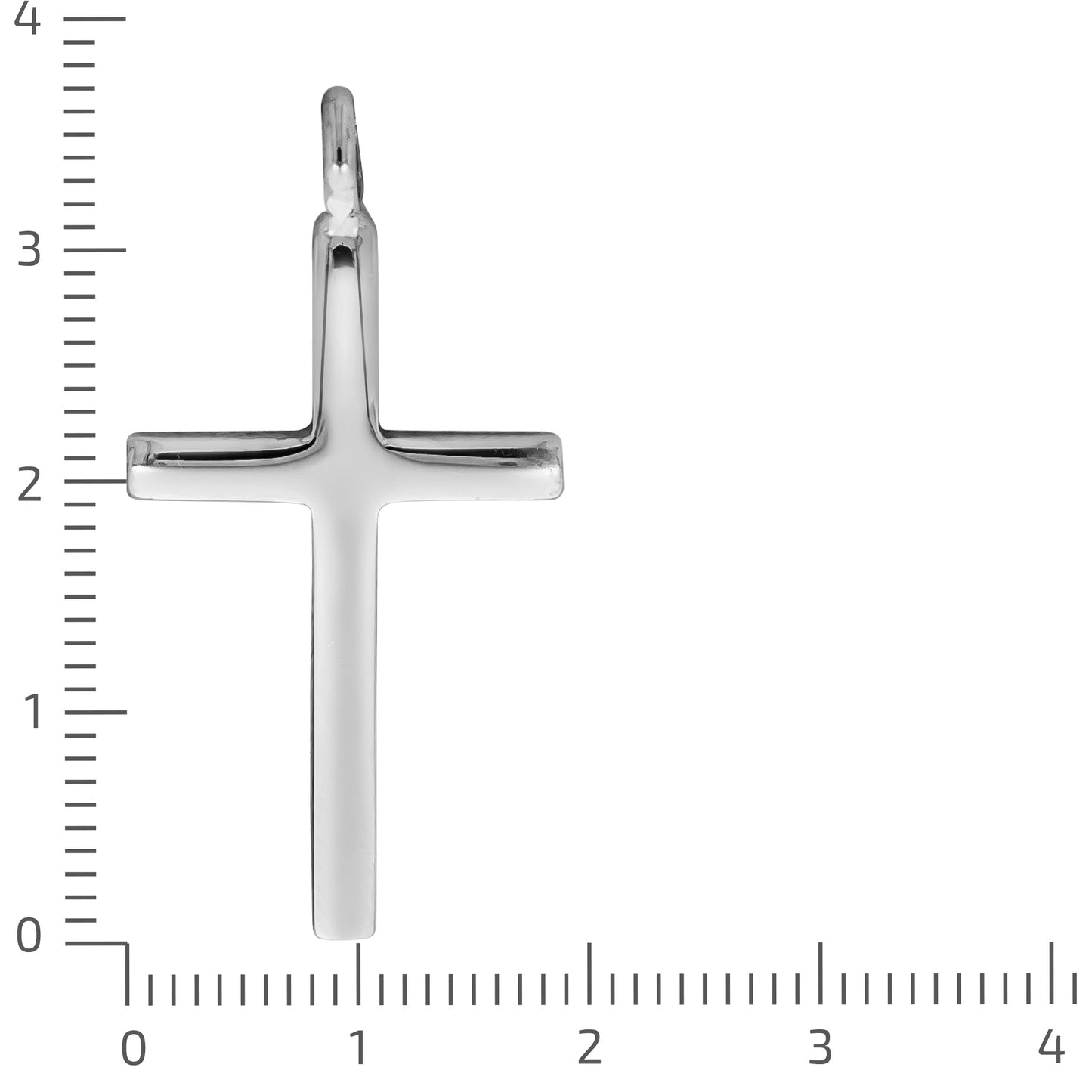 Anhänger 925/- Sterling Silber rhodiniert 3,7cm