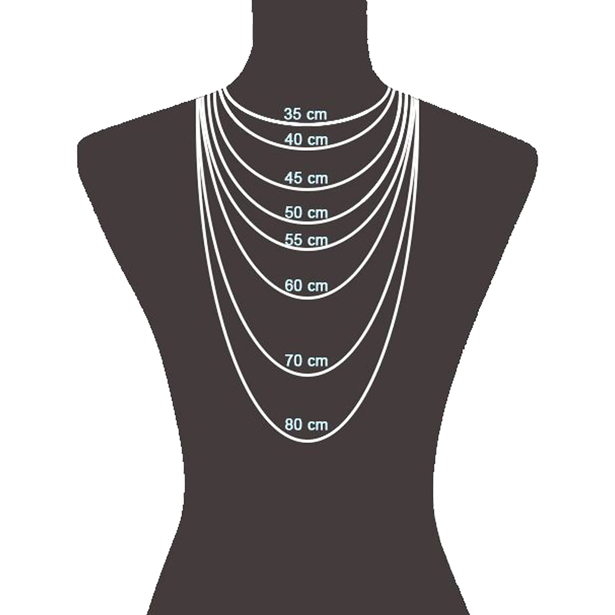Collier 375/- Gold rhodiniert (teil) 45,0cm Diamant 0,05ct