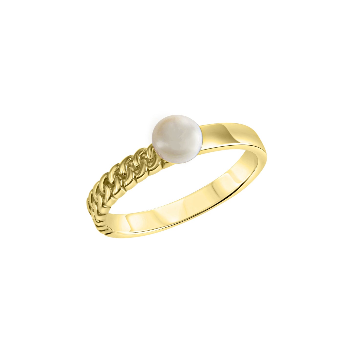 Ring 925/- Sterling Silber vergoldet ohne