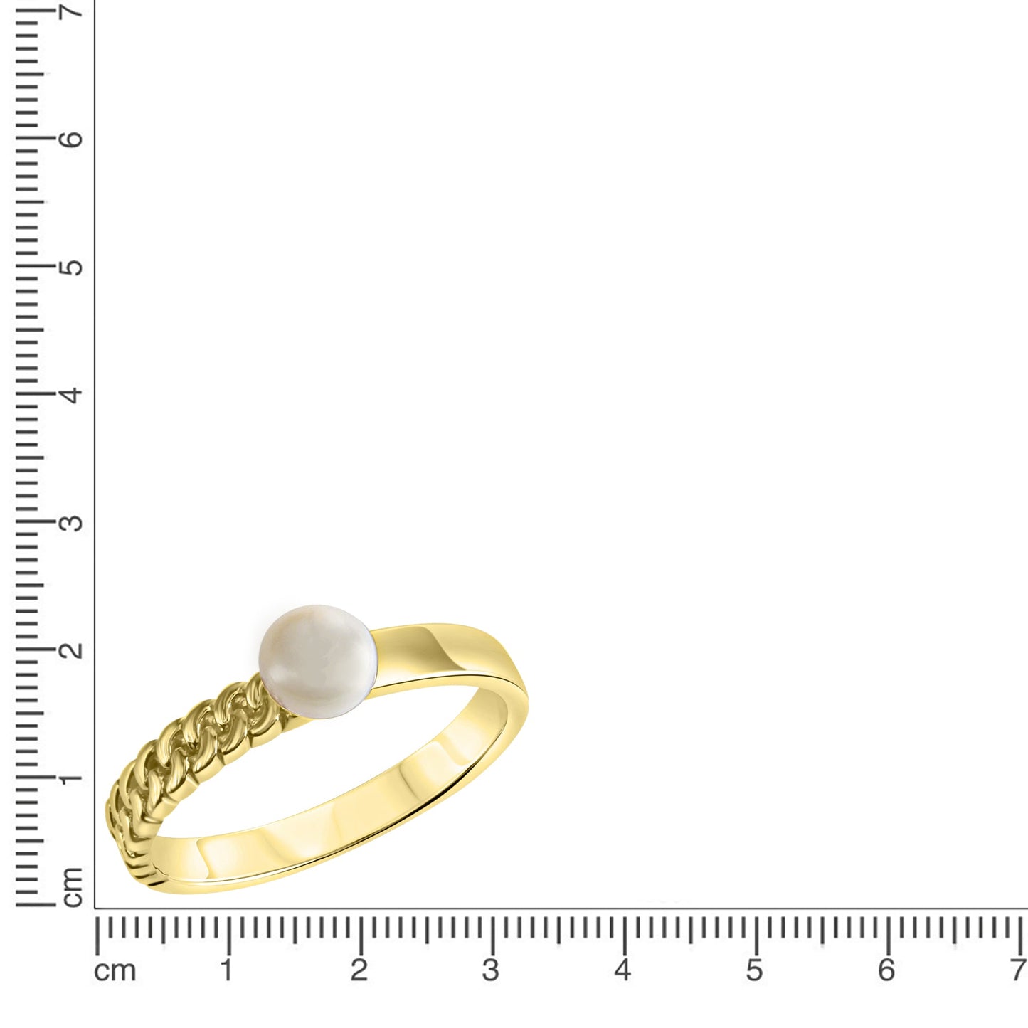 Ring 925/- Sterling Silber vergoldet ohne
