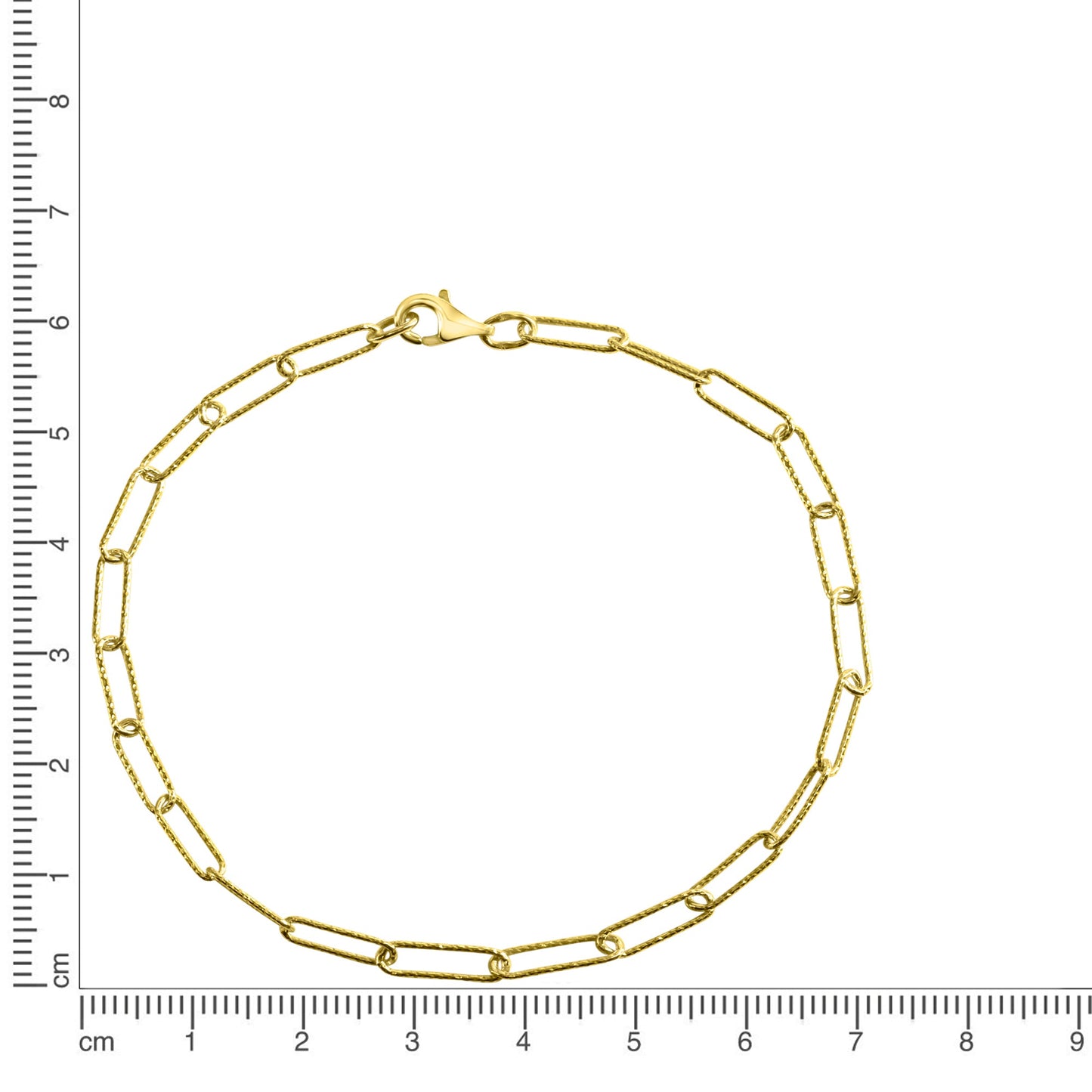 Armband Gliederarmband 925/- Sterling Silber vergoldet 21cm