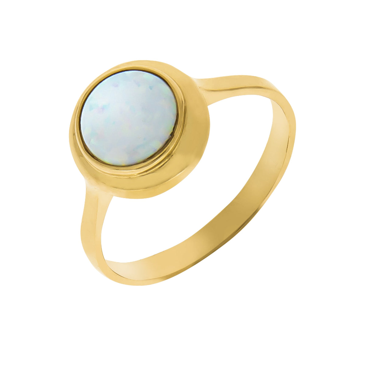 Vivance- Damen Ring aus 375/- Gelbgold mit Opalith