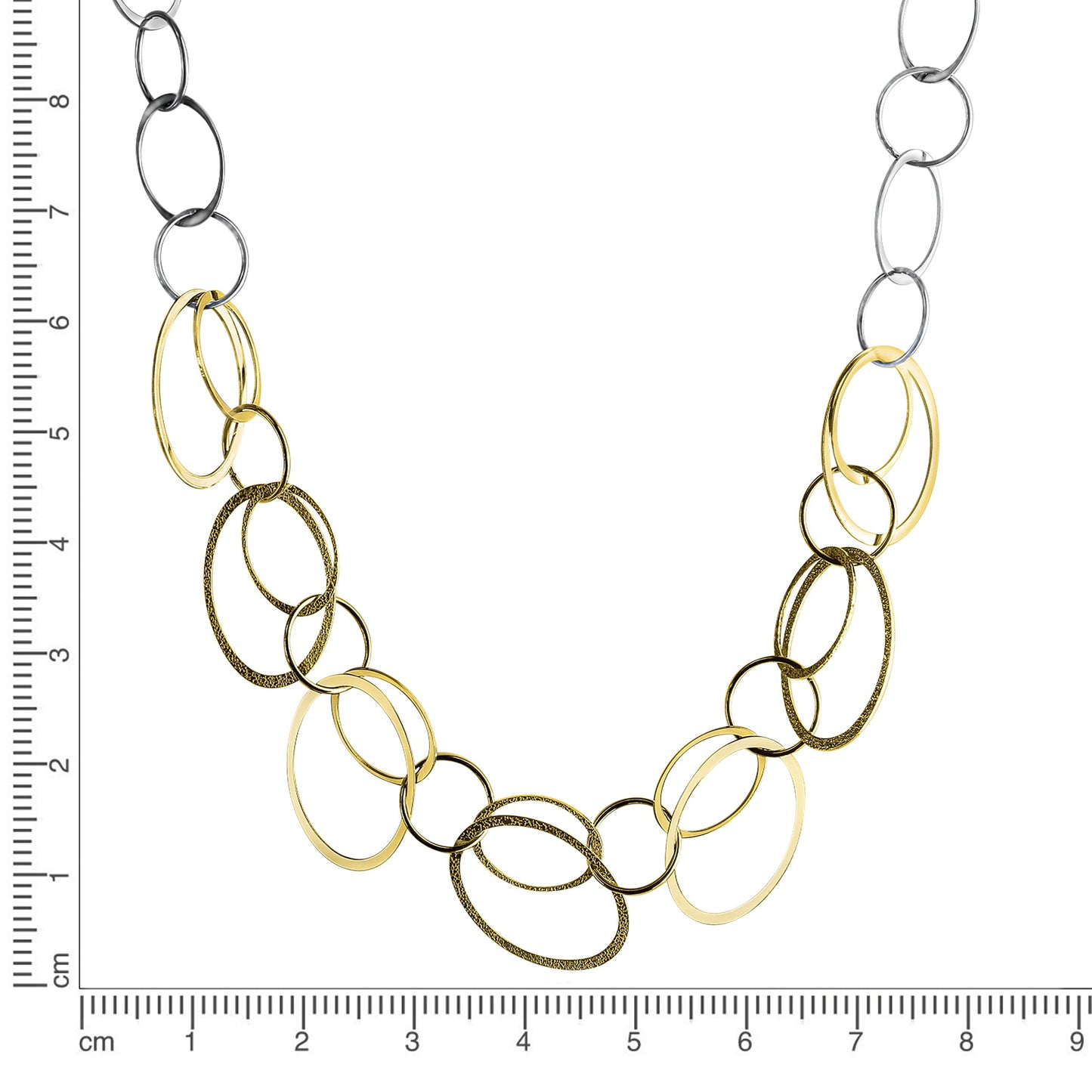 Halskette keine / nicht relevant 925/- Sterling Silber vergoldet (teil) 45 cm