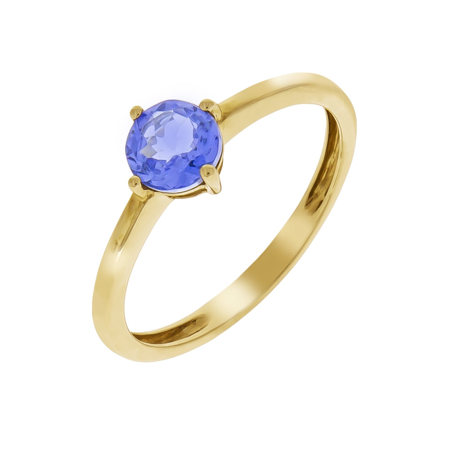 Vivance - Damen Ring aus 375/- Gelbgold glanz mit Tansanit